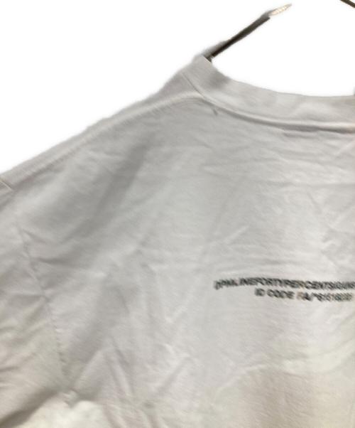 forty（フォーティ）forty (フォーティ) プリントTシャツ ホワイト サイズ:Ｌの古着・服飾アイテム