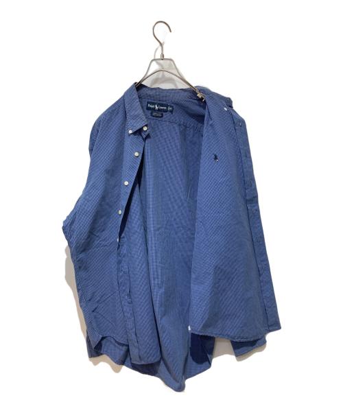 RALPH LAUREN（ラルフローレン）RALPH LAUREN (ラルフローレン) チェックシャツ ブルー サイズ:XLの古着・服飾アイテム