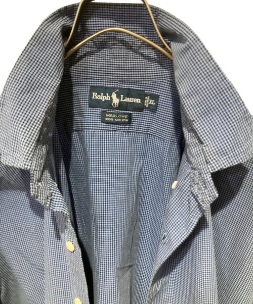 RALPH LAUREN（ラルフローレン）RALPH LAUREN (ラルフローレン) チェックシャツ ブルー サイズ:XLの古着・服飾アイテム
