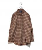 RALPH LAURENラルフローレン）の古着「チェックシャツ」｜ブラウン