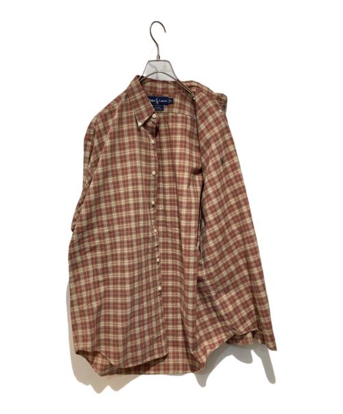 RALPH LAUREN（ラルフローレン）RALPH LAUREN (ラルフローレン) チェックシャツ ブラウン サイズ:Mの古着・服飾アイテム