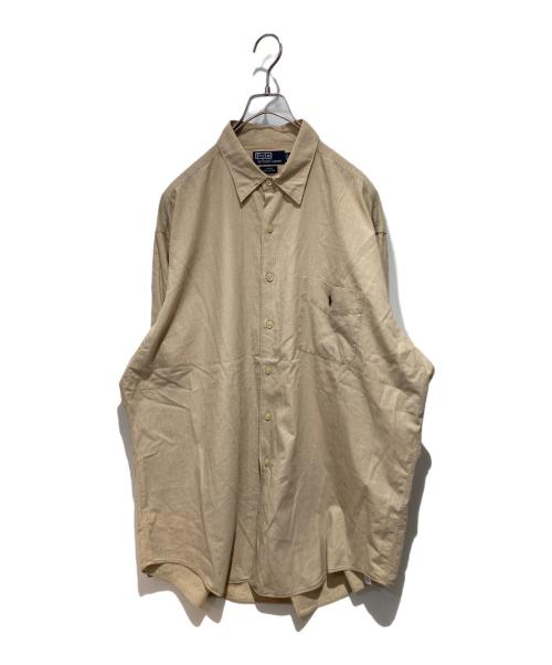 POLO RALPH LAUREN（ポロ・ラルフローレン）POLO RALPH LAUREN (ポロ・ラルフローレン) チェックシャツ ベージュ サイズ:XLの古着・服飾アイテム