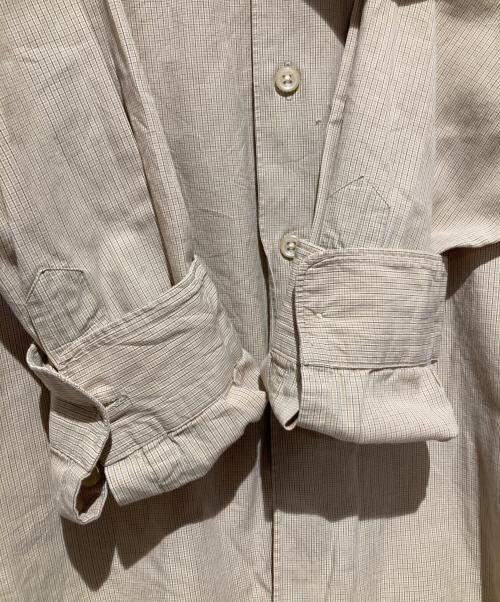 POLO RALPH LAUREN（ポロ・ラルフローレン）POLO RALPH LAUREN (ポロ・ラルフローレン) チェックシャツ ベージュ サイズ:XLの古着・服飾アイテム