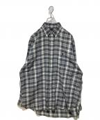 RALPH LAURENラルフローレン）の古着「チェックシャツ」｜グレー