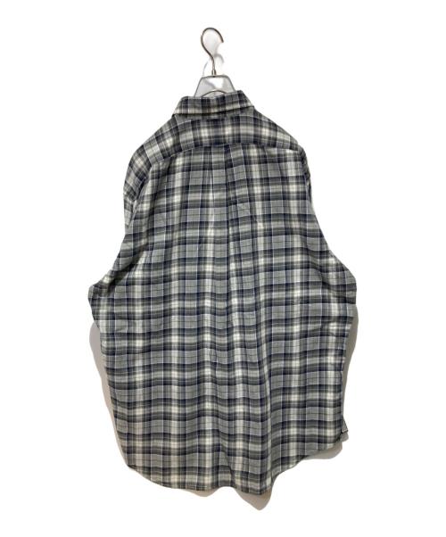 RALPH LAUREN（ラルフローレン）RALPH LAUREN (ラルフローレン) チェックシャツ グレー サイズ:Ｌの古着・服飾アイテム