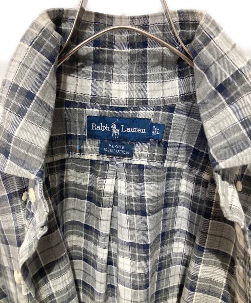 RALPH LAUREN（ラルフローレン）RALPH LAUREN (ラルフローレン) チェックシャツ グレー サイズ:Ｌの古着・服飾アイテム