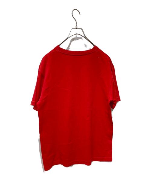 forty（フォーティ）FORTY (フォーティ) プリントTシャツ レッド サイズ:Mの古着・服飾アイテム