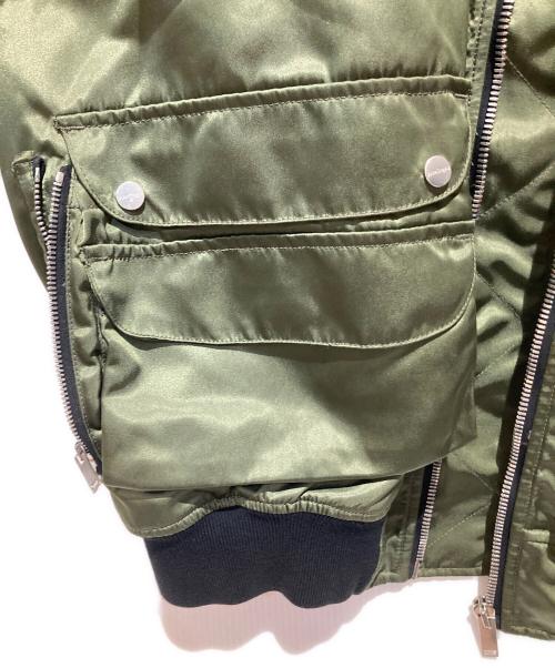 Palm Angels（パーム エンジェルス）Palm Angels (パーム エンジェルス) VINTAGE LOGO BOMBER JACKETS グリーン サイズ:Ｌの古着・服飾アイテム