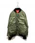 Palm Angels（パーム エンジェルス）の古着「VINTAGE LOGO BOMBER JACKETS」｜グリーン