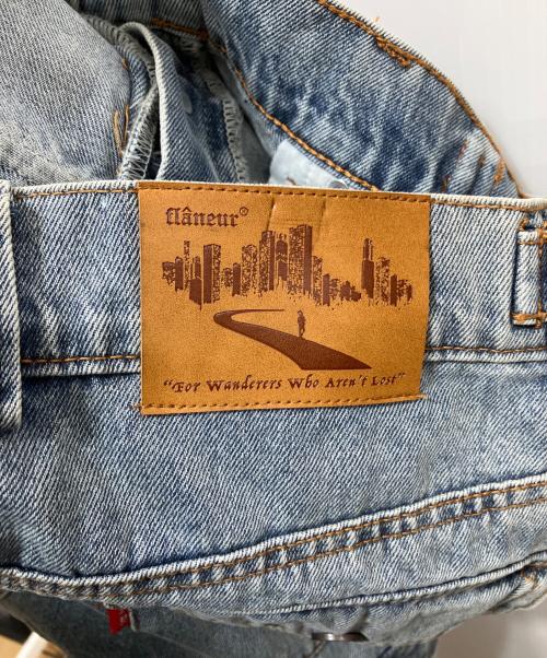 FLANEUR（フラヌール）FLANEUR (フラヌール) デニムハーフパンツ インディゴ サイズ:1の古着・服飾アイテム