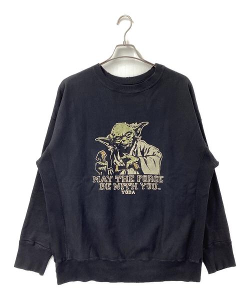 BOWWOW（バウワウ）BOWWOW (バウワウ) SWEATSHIRTS LIMITED EDITION ブラック サイズ:Lの古着・服飾アイテム