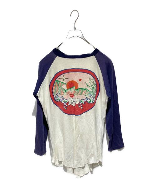 USED（ユーズド）USED (ユーズド) ラグランTシャツ ホワイト サイズ:不明の古着・服飾アイテム
