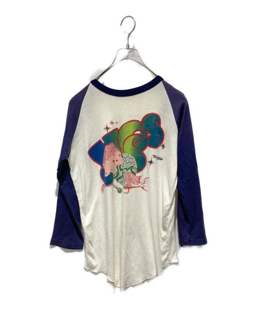 USED（ユーズド）USED (ユーズド) ラグランTシャツ ホワイト サイズ:不明の古着・服飾アイテム