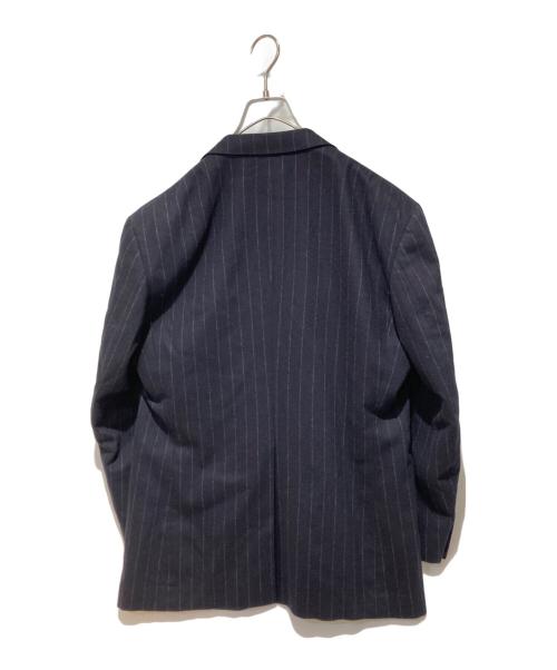 POLO RALPH LAUREN（ポロ・ラルフローレン）POLO RALPH LAUREN (ポロ・ラルフローレン) ストライプテーラードジャケット ネイビー サイズ:不明の古着・服飾アイテム