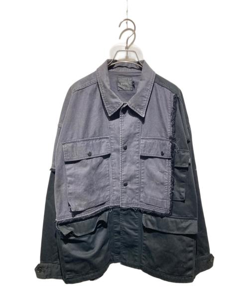 ROTOL（ロトル）ROTOL (ロトル) フランケン BDU シャツジャケット ブラック サイズ:3の古着・服飾アイテム