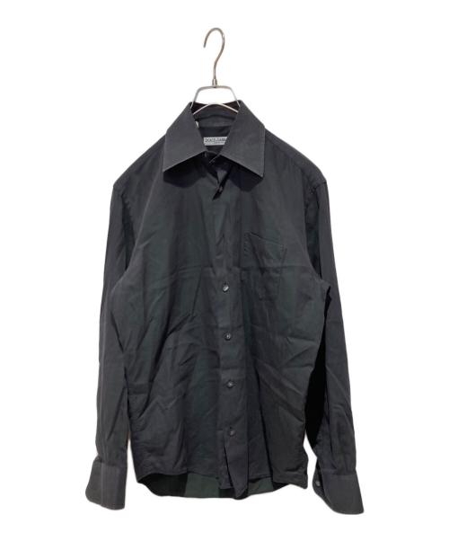 DOLCE & GABBANA（ドルチェ＆ガッバーナ）DOLCE & GABBANA (ドルチェ＆ガッバーナ) シャツ ブラック サイズ:14 1/2の古着・服飾アイテム