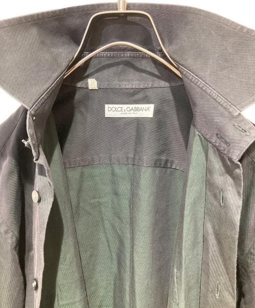 DOLCE & GABBANA（ドルチェ＆ガッバーナ）DOLCE & GABBANA (ドルチェ＆ガッバーナ) シャツ ブラック サイズ:14 1/2の古着・服飾アイテム