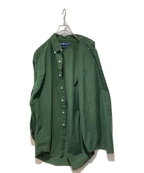 RALPH LAUREN（ラルフローレン）RALPH LAUREN (ラルフローレン) ボタンダウンシャツ グリーン サイズ:Ｌの古着・服飾アイテム