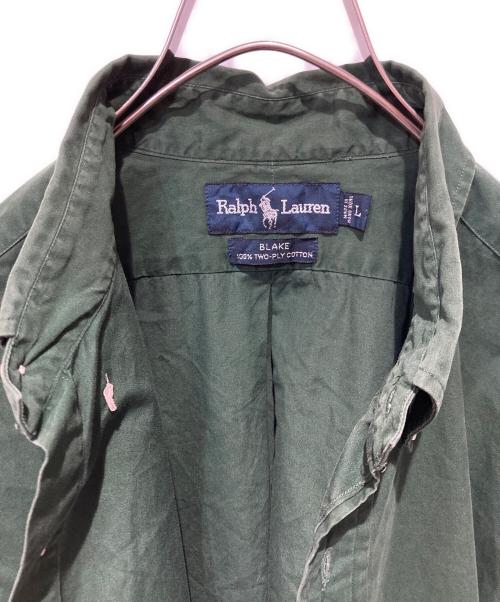RALPH LAUREN（ラルフローレン）RALPH LAUREN (ラルフローレン) ボタンダウンシャツ グリーン サイズ:Ｌの古着・服飾アイテム