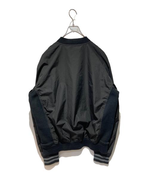 stussy（ステューシー）stussy (ステューシー) ビッグロゴスタジャン ブラック サイズ:Mの古着・服飾アイテム