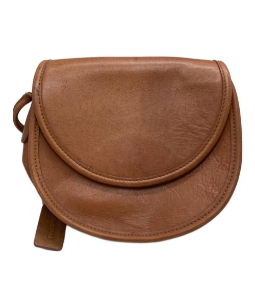 COACH（コーチ）COACH (コーチ) レザーショルダーバッグ ブラウンの古着・服飾アイテム