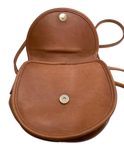 COACH（コーチ）COACH (コーチ) レザーショルダーバッグ ブラウンの古着・服飾アイテム