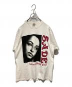 STRTCH SUPOIYストレッチ サプライ）の古着「Sade "Lovers Rock Tour 2001" S/S Tee」｜ホワイト