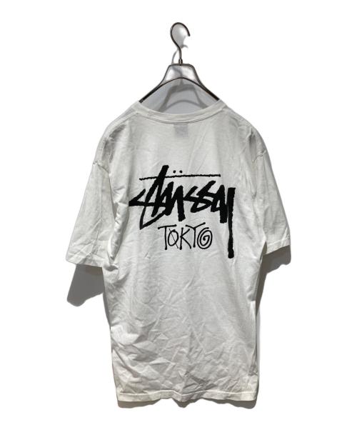 stussy（ステューシー）stussy (ステューシー) STOCK TOKYO TEE ホワイト サイズ:Ｌの古着・服飾アイテム