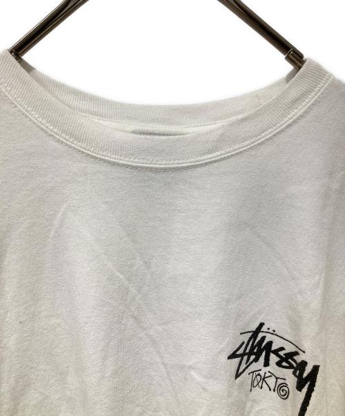 stussy（ステューシー）stussy (ステューシー) STOCK TOKYO TEE ホワイト サイズ:Ｌの古着・服飾アイテム
