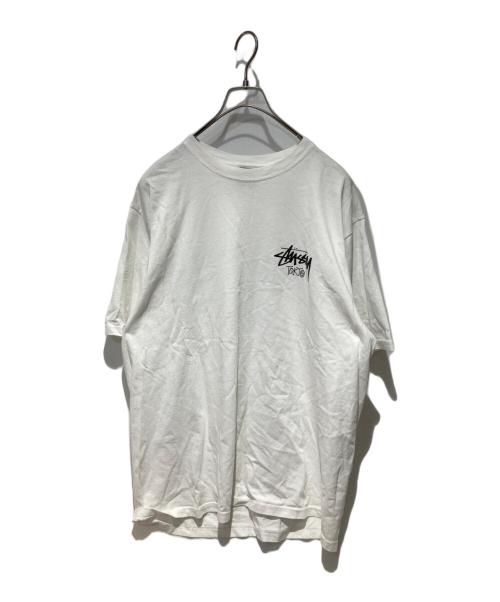 stussy（ステューシー）stussy (ステューシー) STOCK TOKYO TEE ホワイト サイズ:Ｌの古着・服飾アイテム