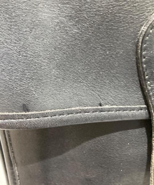 COACH（コーチ）COACH (コーチ) レザーショルダーバッグ ブラックの古着・服飾アイテム