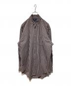 RALPH LAURENラルフローレン）の古着「チェックシャツ」｜レッド