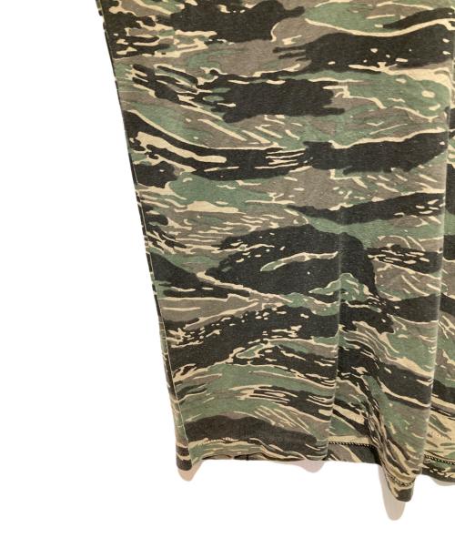 stussy（ステューシー）stussy (ステューシー) CAMO PRINT TEE グリーン サイズ:Ｌの古着・服飾アイテム