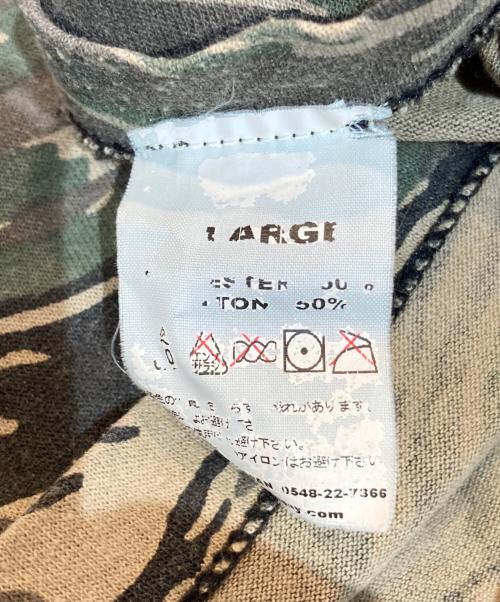 stussy（ステューシー）stussy (ステューシー) CAMO PRINT TEE グリーン サイズ:Ｌの古着・服飾アイテム