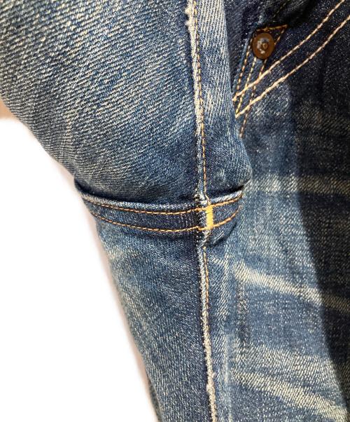 CANTON（キャントン）CANTON (キャントン) シンチバック付きストレートデニム インディゴ サイズ:86cm (W34)の古着・服飾アイテム
