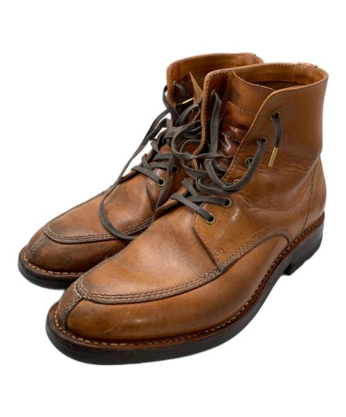 foot the coacher（フットザコーチャー）foot the coacher (フットザコーチャー) レースアップブーツ ブラウン サイズ:8の古着・服飾アイテム
