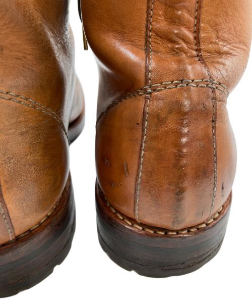 foot the coacher（フットザコーチャー）foot the coacher (フットザコーチャー) レースアップブーツ ブラウン サイズ:8の古着・服飾アイテム