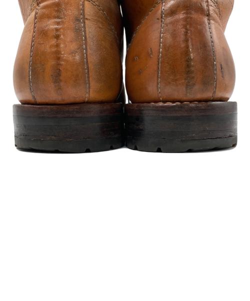 foot the coacher（フットザコーチャー）foot the coacher (フットザコーチャー) レースアップブーツ ブラウン サイズ:8の古着・服飾アイテム