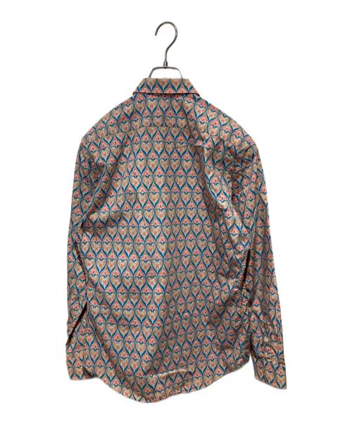PRADA（プラダ）PRADA (プラダ) 総柄シャツ ベージュ サイズ:37の古着・服飾アイテム