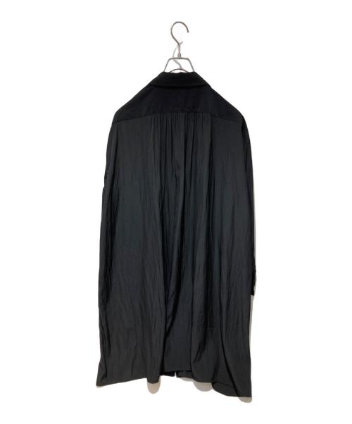 Y's for living（ワイズフォーリビング）Y'S for living (ワイズフォーリビング) ロングシャツ ブラック サイズ:Freeの古着・服飾アイテム