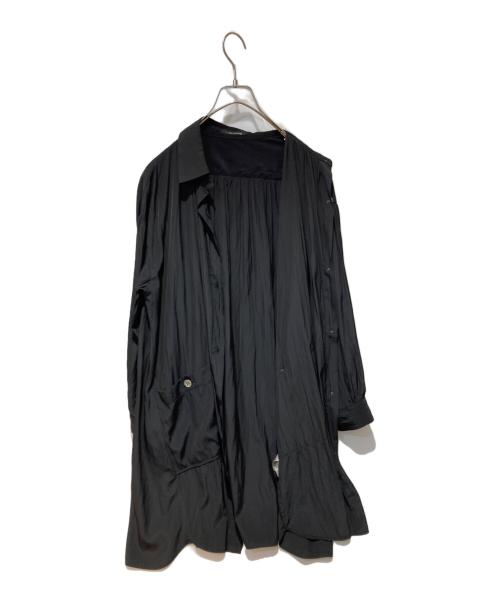 Y's for living（ワイズフォーリビング）Y'S for living (ワイズフォーリビング) ロングシャツ ブラック サイズ:Freeの古着・服飾アイテム