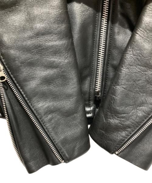 VANSON（バンソン）VANSON (バンソン) MODEL Bシングルライダースジャケット ブラック サイズ:38の古着・服飾アイテム