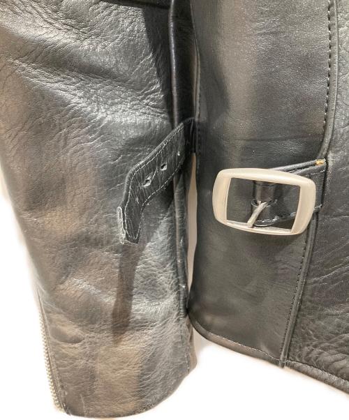 VANSON（バンソン）VANSON (バンソン) MODEL Bシングルライダースジャケット ブラック サイズ:38の古着・服飾アイテム