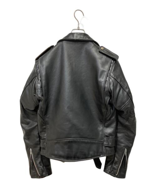Schott（ショット）Schott (ショット) ダブルライダースジャケット ブラック サイズ:36の古着・服飾アイテム