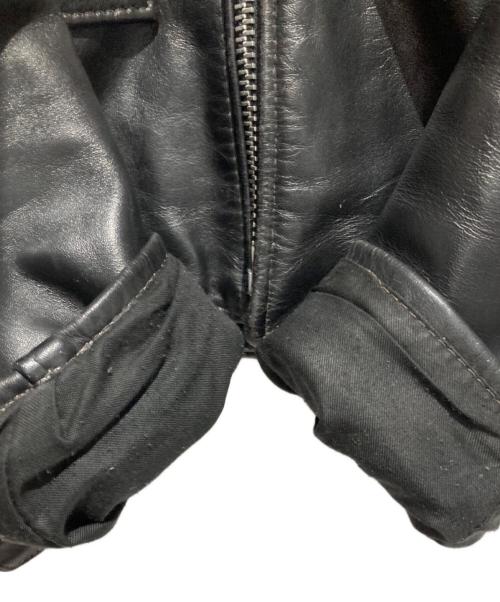 Schott（ショット）Schott (ショット) ダブルライダースジャケット ブラック サイズ:36の古着・服飾アイテム