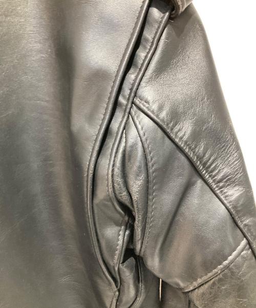 Schott（ショット）Schott (ショット) ダブルライダースジャケット ブラック サイズ:36の古着・服飾アイテム