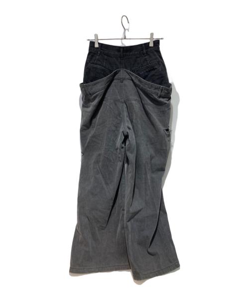 MAISON SPECIAL（メゾンスペシャル）MAISON SPECIAL (メゾンスペシャル) Double Waist Baggy ブラック サイズ:36の古着・服飾アイテム