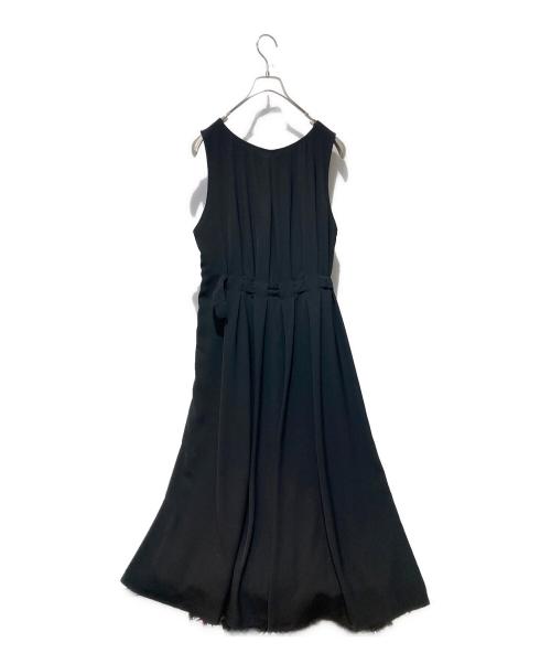 WORK SHOP（ワークショップ）WORK SHOP (ワークショップ) ノースリーブ・キャミソールワンピース ブラック サイズ:Freeの古着・服飾アイテム
