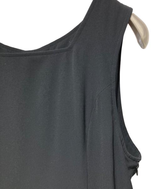 WORK SHOP（ワークショップ）WORK SHOP (ワークショップ) ノースリーブ・キャミソールワンピース ブラック サイズ:Freeの古着・服飾アイテム