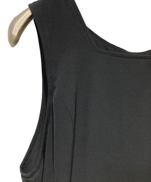 WORK SHOP（ワークショップ）WORK SHOP (ワークショップ) ノースリーブ・キャミソールワンピース ブラック サイズ:Freeの古着・服飾アイテム